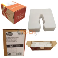 DW-15 50szt Podkładki dystansowe 50x50 białe 15mm
