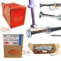 SM-08120 8x120 100szt Kołki szybkiego montażu KLIMAS Wkręt-Met