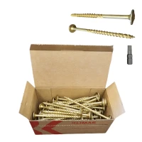 WKCP-06200 wkręty ciesielskie 6x200 hartowane łeb podkładkowy 400szt  / 4x100 szt +BIT