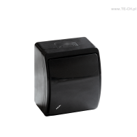 Włącznik schodowy pojedyńczy IP44 czarny 153-05