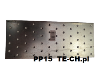 Płytka perforowana łącznik płaski PP15 100x240x2 mm
