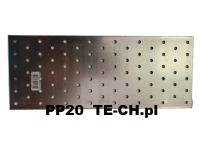 Płytka perforowana łącznik płaski PP20 120x300x2 mm