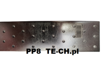 Płytka perforowana łącznik płaski PP8 60x200x2 mm
