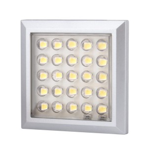 SQUARE XL oprawa LED, 2,0W 12VDC 25pkt, CIEPŁA kwa