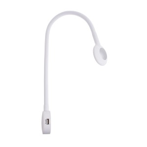 Modus TOUCH 2xUSB czarny, 2,1W 12VDC, biała ciepła