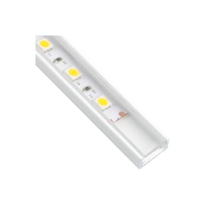 PROFIL LINE MINI 2M, NAKŁADANY BIAŁY, TRANSPARENT