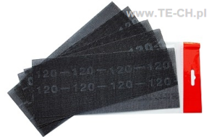 Ściernice siatkowe 105x280mm P80 5szt