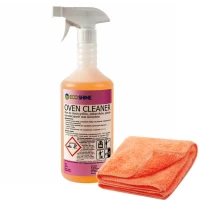 OVEN CLEANER 1L butelka TE-CH + mikrofaza 30x30