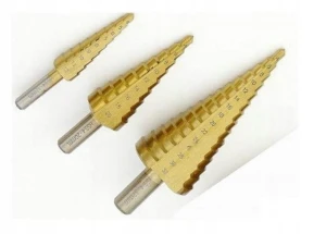 WIERTŁA STOŻKOWE DO METALU 4-12 4-20 4-32MM 3 EL