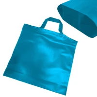 100szt Torba włókninowa siatka na zakupy 40x38x10 turkusowa 