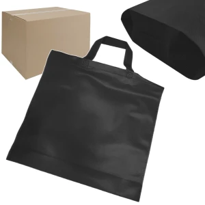 200szt Torba włókninowa siatka na zakupy 40x38x10 czarna 
