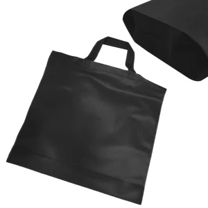 Torba włókninowa siatka na zakupy 40x38x10 czarna 1szt