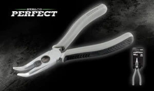 67055 Szczypce wydłużone, wygięte 200mm  STALCO PERFECT