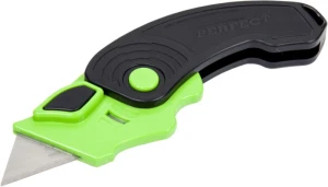 46452 Nóż plastikowy z ostrzem trapezowym STALCO PERFECT