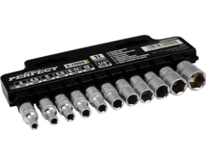 77008 KOMPLET 1/4"-11el.NASADEK "PERFECT"