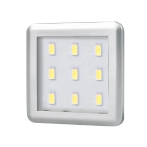 SQUARE 3 oprawa LED, 2,5W 12VDC 9pkt, CIEPŁA kwadr