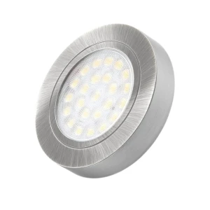 OVAL LED z dystansem 12VDC, 2,0W aluminium, 3000K,