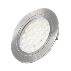 OVAL LED 12VDC, 2,0W aluminium, 3000K, 2m przew. z