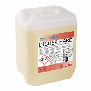 DISHER HARD płyn do zmywarki DO TWARDEJ WODY 10L / 12kg (1)