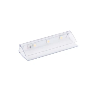 Klips LED plastikowy, 2m mini konek. biały neutral