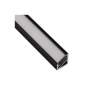 PROFIL TRILINE MINI 3M, CZARNY KĄTOWY, z wcisniętą