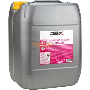 PŁYN MYJĄCY DO SZKŁA Z CHLOREM DO ZMYWARKI JAX37 20L