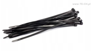 Opaski kablowe 4,8x200 czarne 100szt