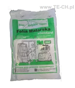 Folia malarska standard BLUE DOLPHIN 4x5m