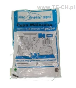 Folia malarska gruba BLUE DOLPHIN 4x5m 1szt