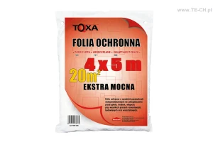 Folia malarska extra mocna TOXA 4x5m
