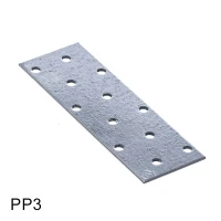 Płytka perforowana płaskownik 40x120mm PP 3
