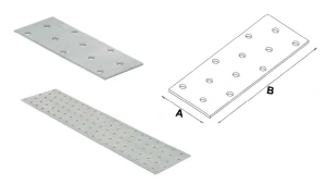 Płytka perforowana płaskownik 100x240mm PP 13