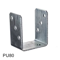 Wspornik słupka "U" 80x60x100x4,0 TZPU8 