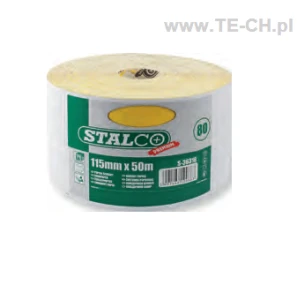 Papier ścierny rolka 115mm/50m G80 STALCO PREMIUM
