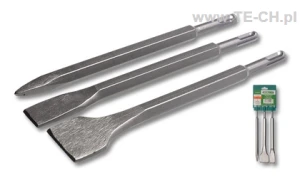 Zestaw 3 dłut do betonu 250mm SDS-PLUS