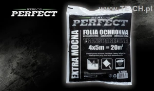 76650 FOLIA MALARSKA 4x5m EXTRA MOCNA transparentna