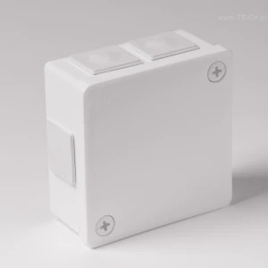 Puszka hermetyczna natynkowa 86x86x40mm IP55 02201