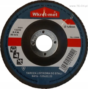 Tarcza lamelowa TSL 125mm GR60 KLIMAS