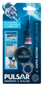 PULSAR UV-GLUE 3 G KLEJ UV + Lampka