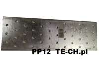 Płytka perforowana łącznik płaski PP12 80x240x2 mm