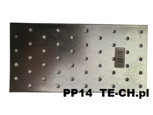 Płytka perforowana łącznik płaski PP14 100x200x2 mm