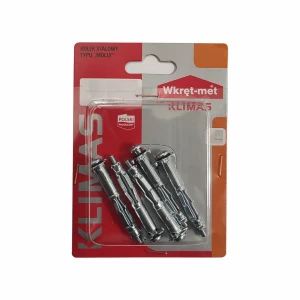 Kołek stalowy typu MOLLY do płyt G-K 6X45mm blister 3szt
