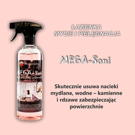 środek do mycia kabin prysznicowych mega sani