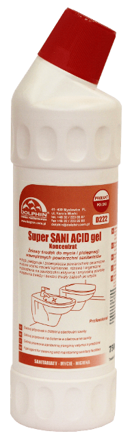 Super Sani Acid Dolphin - profesjonalny żel do toalet 