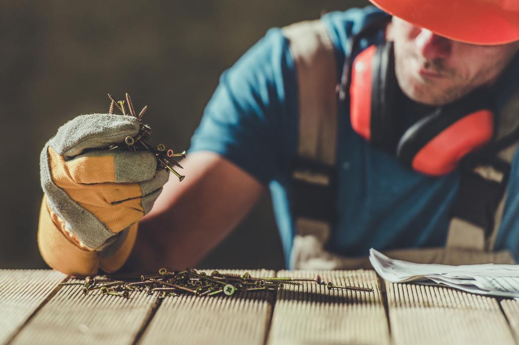 wkręty do drewna montaż tarasu